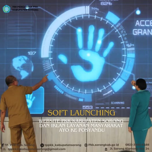Soft Launching Website TP PKK Kabupaten Sorong dan Iklan Layanan Masyarakat Ayo Ke POSYANDU