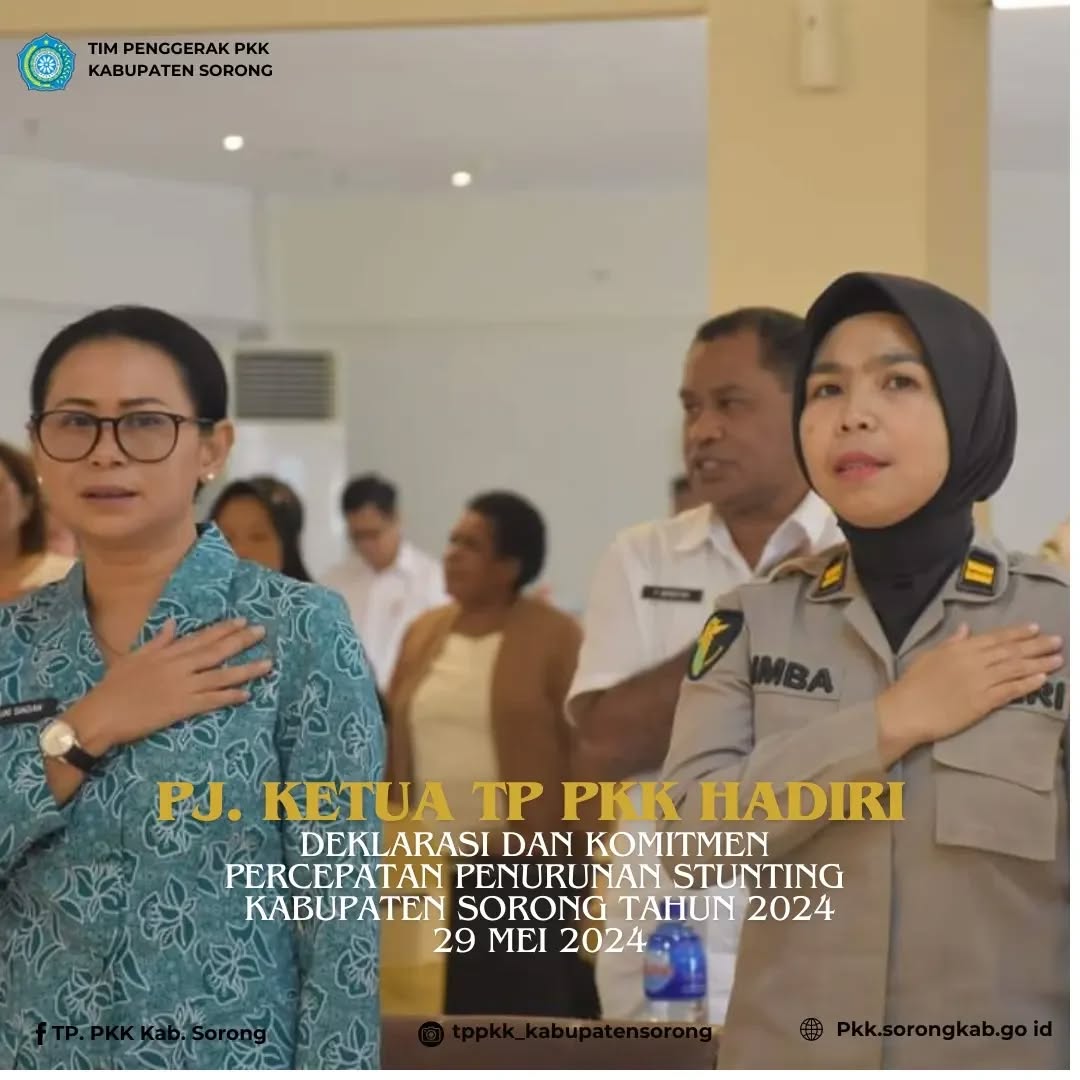 Deklarasi dan komitmen percepatan penurunan stunting