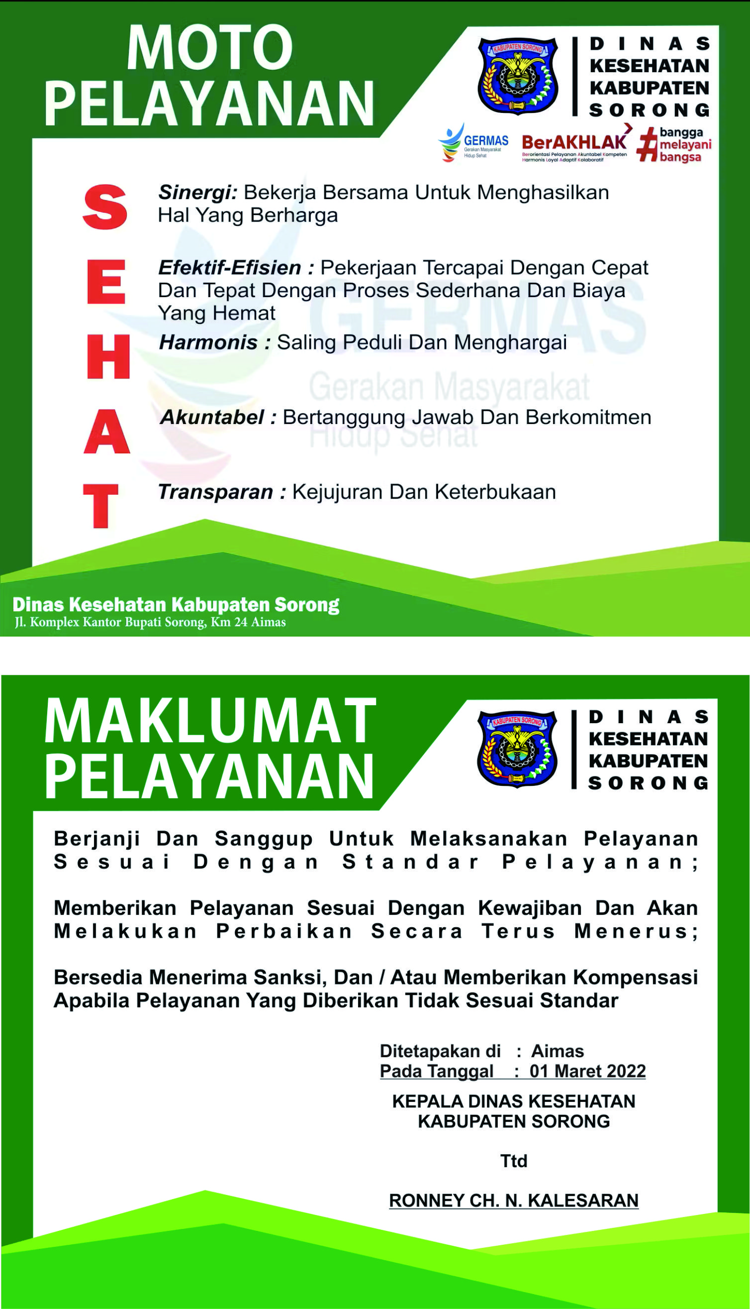 Maklumat Pelayanan